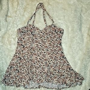 Free People Floral Tank M
